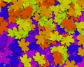 Multi Color Autum Background Royalty Free Stock Photo