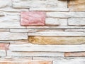 Multi-color bricks wall background Royalty Free Stock Photo