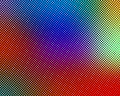 Multi color 3d illusion halftone art