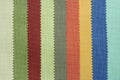 Multi color fabric texture samples