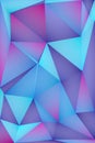 Multi-color geometric triangular low poly abstract background Royalty Free Stock Photo