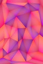 Multi-color geometric triangular low poly abstract background. Royalty Free Stock Photo