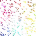 Multi-color geometric triangular low poly low poly style. Gradient background. Polygonal vector. eps 10 Royalty Free Stock Photo