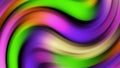 Multi Color Green Purple Twisted Gradient Fluid Shapes Abstract Background Royalty Free Stock Photo