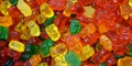 Multi color gummy bears