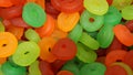 Multi color gummy life savers