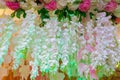 Multi color Hand made paper flower, Wedding decoration and colorful wedding stage in Bangladesh