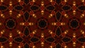 Multi color kaleidoscope pattern with highly abstract shapes