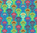 Multi color Retro pattern. Vector formate