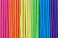 Multi color textile strips