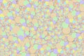 Multi-color texture made of ovals. Pastel background.