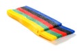 multi-color velcro cable tie Royalty Free Stock Photo