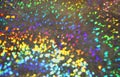 Multi-colored abstract background, selected sharpness, flickering blurry spots of light Royalty Free Stock Photo