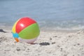 Multi Colored beach ball Royalty Free Stock Photo