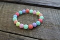 Small Multi-colored Beaded Bracelet Jewelry