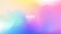 Multi colored blurred background with abstract light blurred color gradient. Smoke effect banner for your creative graphic design.