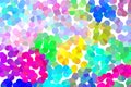 Multi-colored bright dotted strokes. beautiful background in the style of pointillism. modern Art Royalty Free Stock Photo