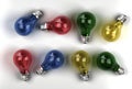 Multi-colored bulbs