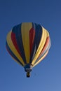 Multi-colored hot air ballon Royalty Free Stock Photo