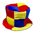 Multi-colored jester hat