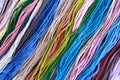 Multi-Colored Mouline Threads Royalty Free Stock Photo