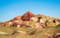 Multi-colored mountains in the vicinity of Tabriz.