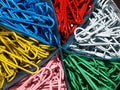 Multi-colored Office Paper Clips