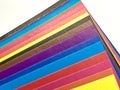 Multi-colored Palette Arts and Crafts Paper Royalty Free Stock Photo