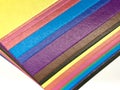 Multi-colored Palette Arts and Crafts Paper Royalty Free Stock Photo