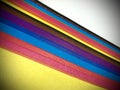 Multi-colored Paper Selection Royalty Free Stock Photo