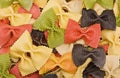 Multi-colored pasta Royalty Free Stock Photo