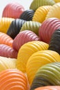 Multi colored pasta shells Royalty Free Stock Photo