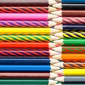 Multi Colored pencils of art abstract textured background Royalty Free Stock Photo