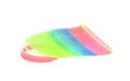 Multi-Colored Rainbow Spring Toy Isolated Royalty Free Stock Photo