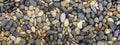 multi colored river pebbles for use as a background