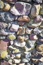Multi-Colored Rock Wall Background - Vertical