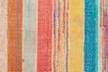 Multi Colored rustic rug Royalty Free Stock Photo