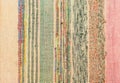 Multi Colored rustic rug Royalty Free Stock Photo