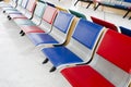 Multi-colored seats