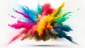 Multi colored smoke clowd Royalty Free Stock Photo