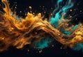 Multi colored sparkling abstract Royalty Free Stock Photo