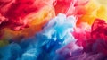 Abstract background multi colored splashes.