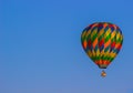 Multi Colored Striped Hot Air Balloon Royalty Free Stock Photo