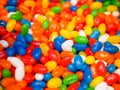 Multi-colored sweets. close-up. Childrens sweets. The cause of childhood caries