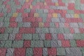 multi-colored tiles paving Royalty Free Stock Photo