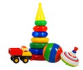 Multi colored toys Royalty Free Stock Photo