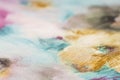 Multi-colored velor fabric selective focus. Royalty Free Stock Photo