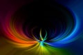 Multi colored vortex swirl spin background Royalty Free Stock Photo