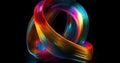 Multi colored vortex swirl spin background AI Generative. Royalty Free Stock Photo