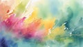 multi-colored watercolor summer delicate paint background